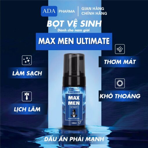 Bọt Vệ Sinh Nam Giới MAX MEN ADA 100ml