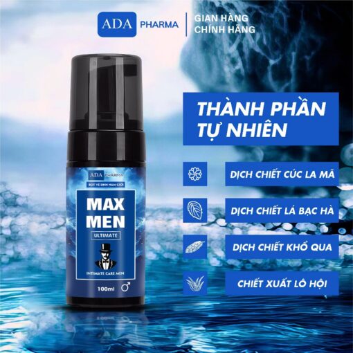 Bọt Vệ Sinh Nam Giới MAX MEN ADA 100ml
