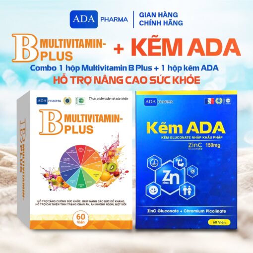 Combo KẼM ADA – MULTIVITAMIN B plus