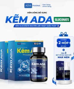 Kẽm ADA – Kẽm Gluconate nguyên liệu nhập khẩu Pháp – Hỗ trợ tăng cường sức khoẻ