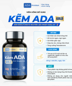 KẼM ADA CHELAMAX ZINC BISGLYCINATE Bổ sung kẽm thế hệ mới
