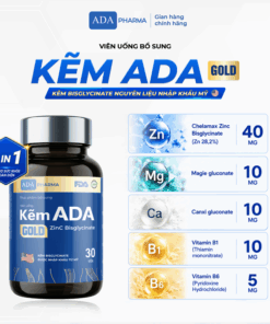 KẼM ADA CHELAMAX ZINC BISGLYCINATE Bổ sung kẽm thế hệ mới