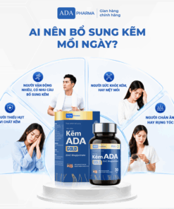 KẼM ADA CHELAMAX ZINC BISGLYCINATE Bổ sung kẽm thế hệ mới