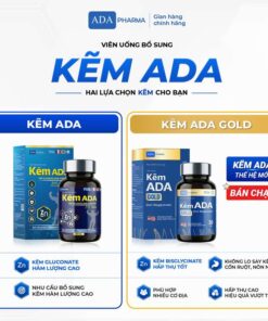 Kẽm ADA chính hãng – ADA Gluconate & ADA Bisglycinate – Hỗ trợ tăng cường sức khỏe