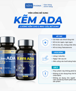 Kẽm ADA chính hãng – ADA Gluconate & ADA Bisglycinate – Hỗ trợ tăng cường sức khỏe